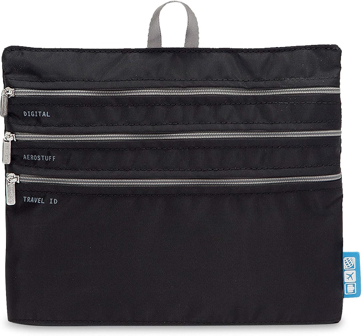 Flight 001 - Seat Pak Airplane Organization 3 Zipper Travel Bag