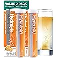 Hydralyte Electrolyte Tablets | 40 Orange Electrolytes | Airplane Travel Essential for Rapid Rehydration | Hydration Tablets - Instant Dissolve Electrolytes (20 Servings, 2 Tablets Per Serve)