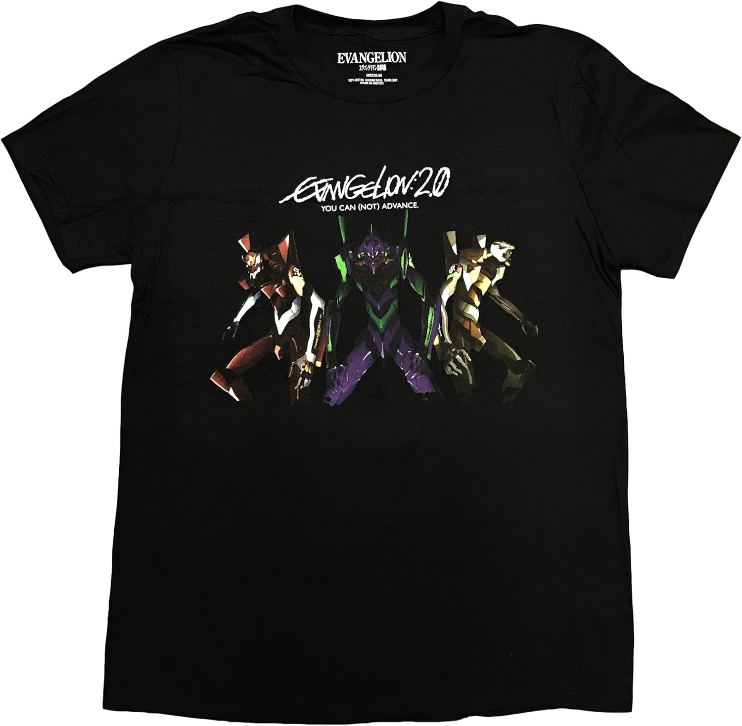 Neon Genesis Evangelion: All Evangelion Units Mens Screen Print T-Shirt