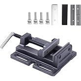 ZTUKOMN Drill Press Vise, 4" Heavy Duty Drill Press Vise with Two Jaws