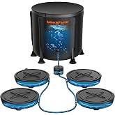 Spider Farmer 4 Pot Gravity-Fed Self Watering System, Automatic Watering | Equipped with 13 Gallon Reservoir &amp; 5 Gallon Fabric Pots, Fits Indoor Plants, Grow Tents, Greenhouses