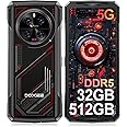 DOOGEE V40 Rugged Smartphone 5G,32GB+512GB/2TB Android 14 Rugged Phone,4nm D7300,6.78" FHD+120Hz Rugged Unlocked Cell Phone,108MP+20MP Night Vision,8680mAh,3 Card Slots/Dual Unlock/NFC/Wi-Fi6E/IP69K