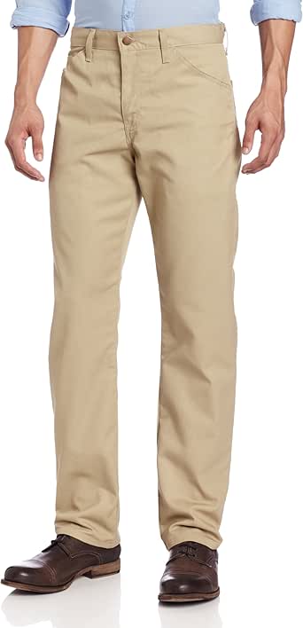Dickies Men's Slim Straight-Fit Lightweight Five-Pocket Twill Pant at ...
