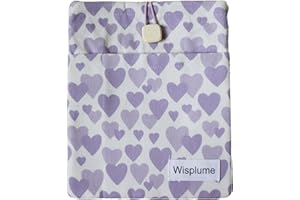 Wisplume Padded eReader Sleeve Tablet Bag Pouch for eReader Paperwhite, Colorsoft,Signature Edition, Voyage,Scribe/Kobo eReader,Book Protector for Paperbacks and Small Hardcovers(Blue, Large)