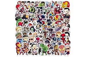 POTOTA Teens Hero Stickers[100pcs] Waterproof for Decal Laptop Water Bottle Car Cup Computer Guitar Skateboard Luggage Bike Bumper, Kid/Teen Gift