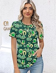 Kistore Womens Fashion Plus Size Short Sleeve Crew