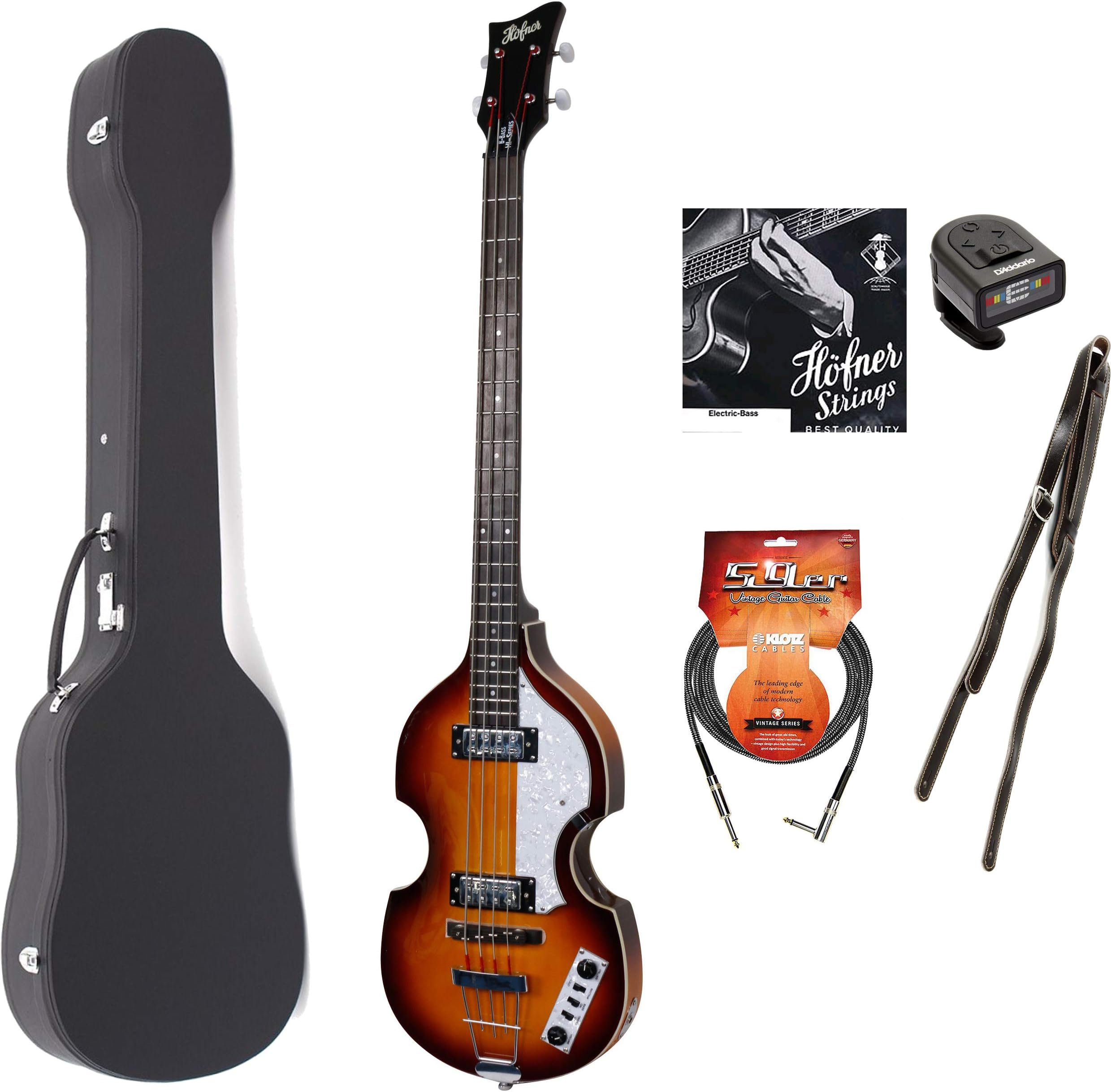 Hofner Beatles Bass Ignition SB + Case and Accessories