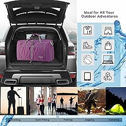 Woogwin Travel Duffel Bag Large Foldable Waterproof