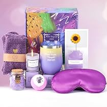 Amazon.com: YEMEDA Birthday Gifts for Women,Spa Gift Basket Set ...