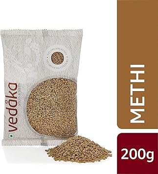 Amazon Brand - Vedaka Fenugreek (Methi), 200g