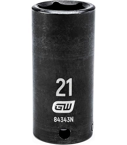 GearWrench Stecknuss 22 Mm – 3/20,3 Cm Antrieb, 6-Punkt, Deep Impact, Aus Chrom-Molybdän-Stahl