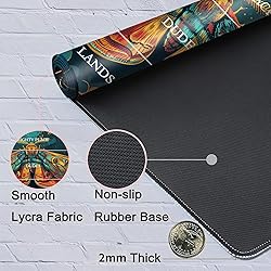 JANENFNA TCG Playmat with Magic Zones 24 x 14