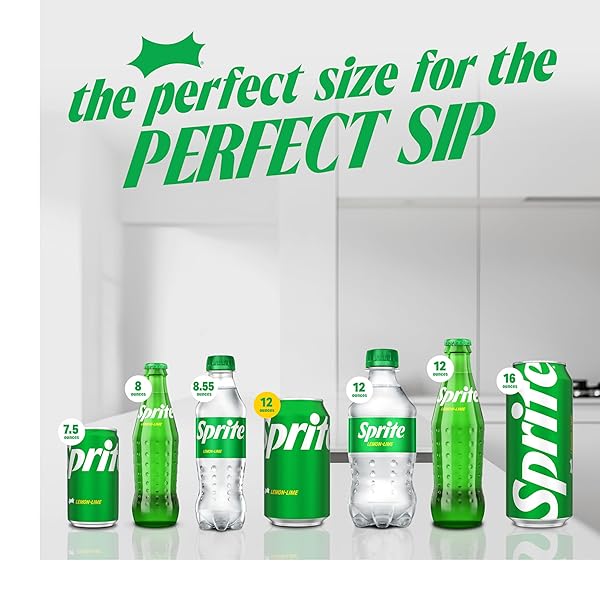SPRITE LEMON LIME SODA SOFT DRINKS, 12 FL OZ, 12 PACK,CANS