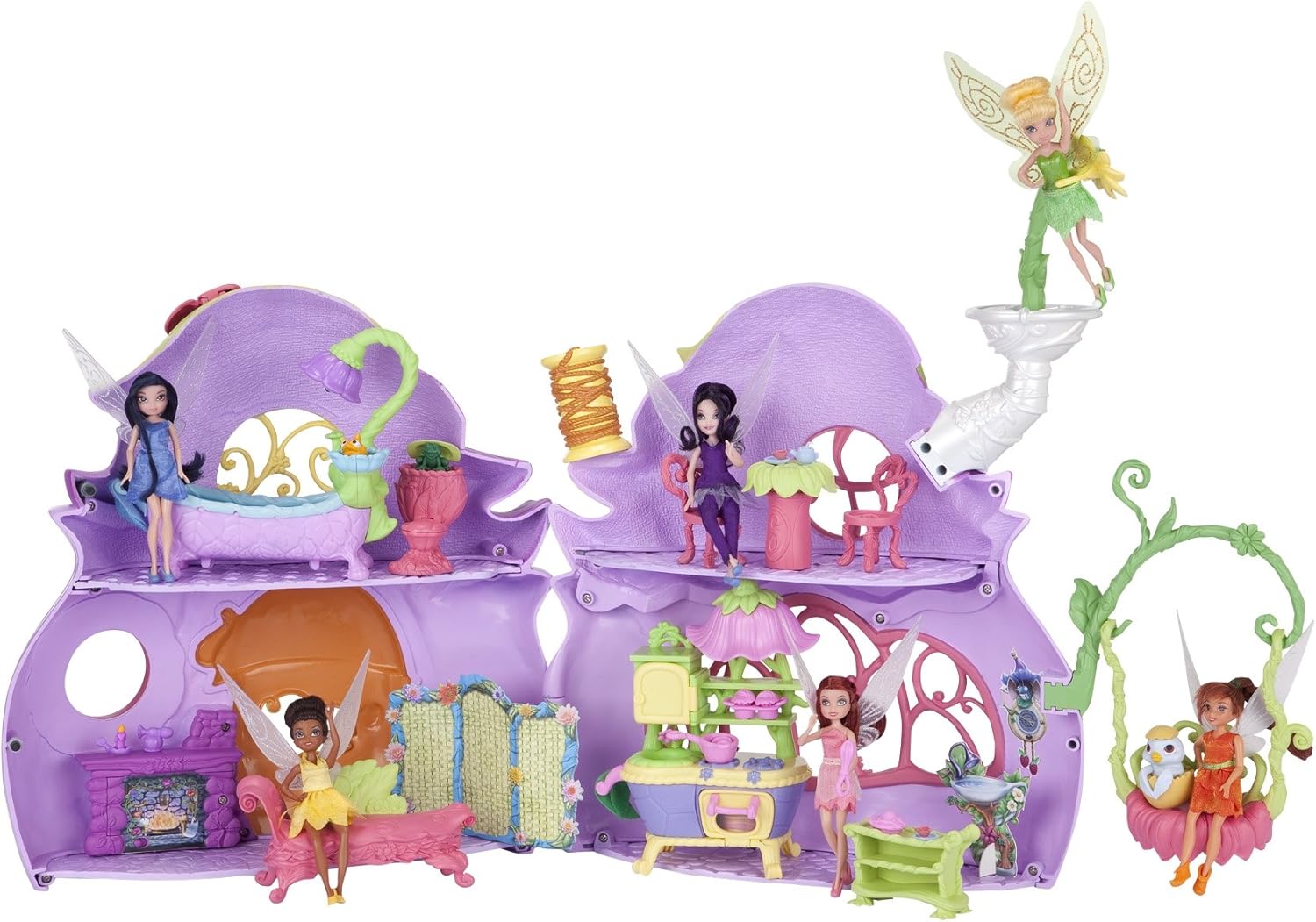 Disney Fairies Ultimate Fairy House Tink's Pixie Cottage, Doll