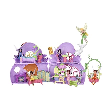 Disney Fairies Ultimate Fairy House - XL Spielset - Feen Haus - Tinkerbell Puppe & viel Zubehör - aus USA