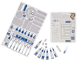 4D Build Star Wars R2-D2 Cardstock 3D Model