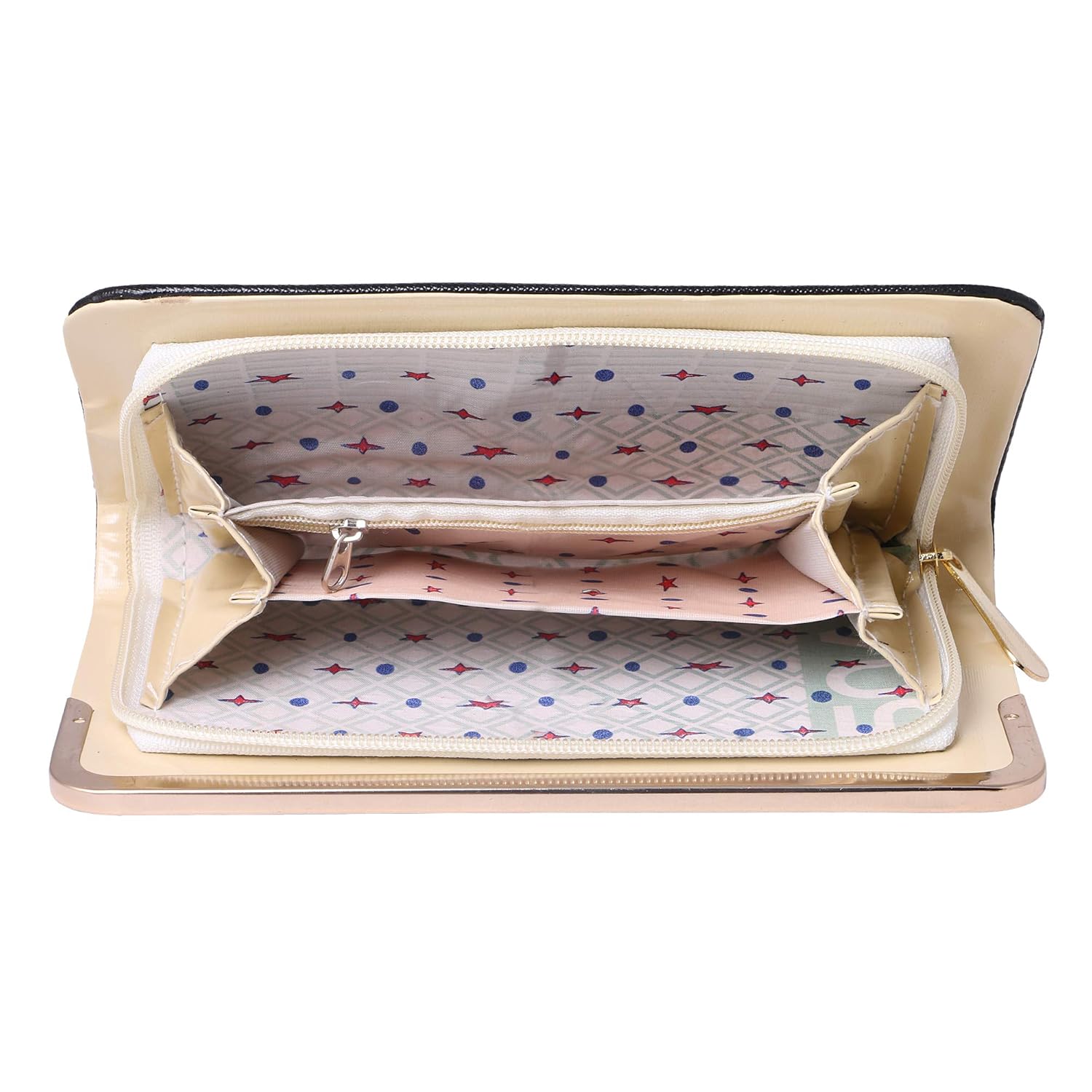 speed x fashion girls/women's combo of 2 clutches (red,black)