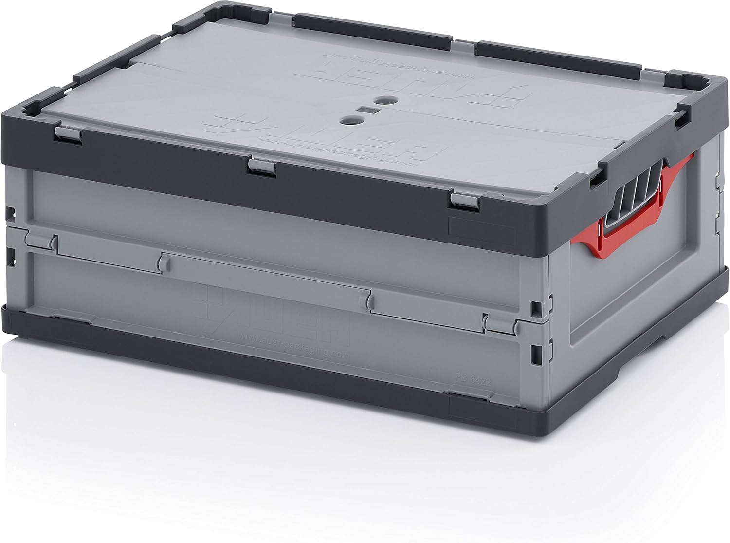 Faltbox Transport 1a-TopStore Profi Klappbox 60x40x32 Cm - Stapelbar, 65 Liter, 35 Kg Traglast Stabile Transportbox 65 Liter