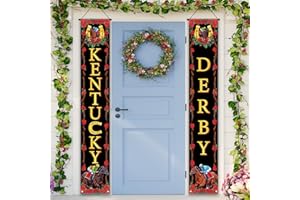 YARCOOLY Kentucky Decorations Kentucky Door Cover Door Cover Kentucky Banner Kentucky Party Favors Kentucky Decorations and Supplies for Home Party
