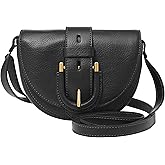 Fossil Women's Harwell Leather Small Flap Crossbody Purse Handbag