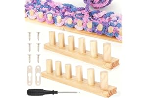 Chunky Knitting Blanket Loo-m,DIY Large Blanket Maker with Adjustable Size,DIY Wooden Loo-m Frame for Beginners.