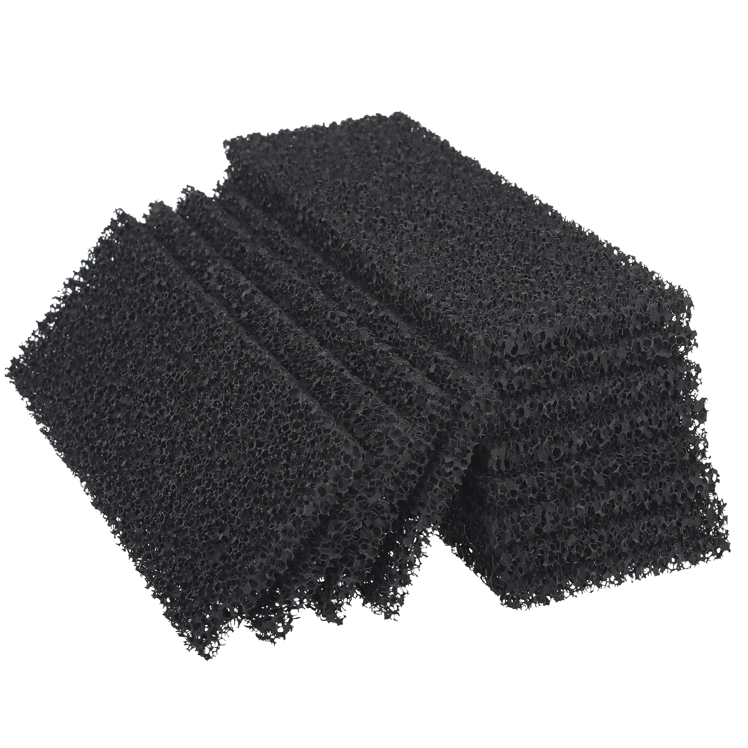 LTWHOME Compatible with Carbon Foam Filters FIt For Fluval 3 PLUS 3+(Pack of 12)