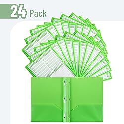 Mr. Pen- Plastic Folders with Pockets and