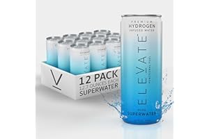 ELEVATE FUNCTIONAL FUEL ELEVATE SUPERWATER Premium Hydrogen Water (12 pack). Highest Hydrogen (3-5 PPM) and Lowest -650 ORP. Supports Recovery, Energy, Hydration, Focus, and Endurance. BACKED BY SCIENCE.