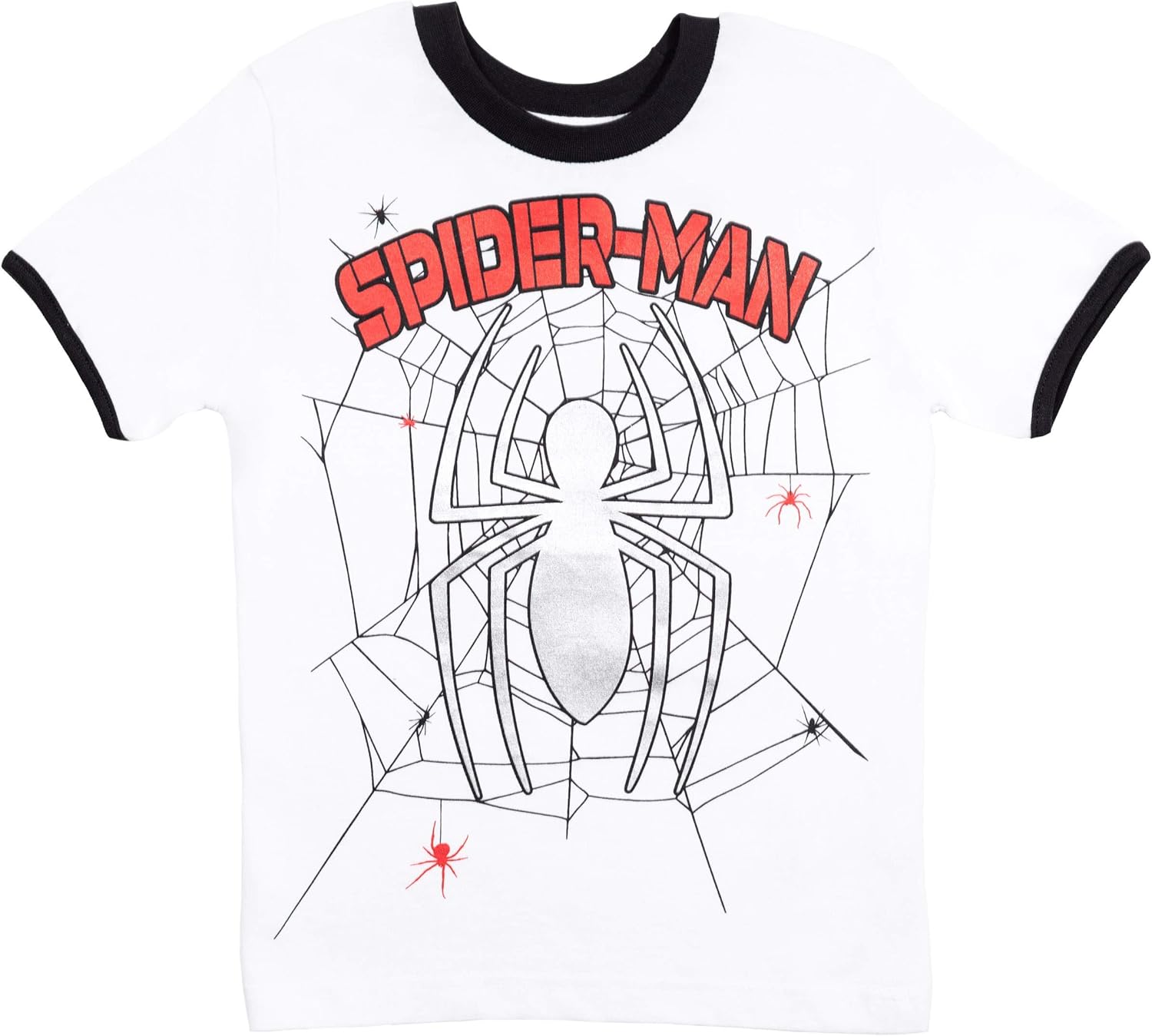 Marvel Spiderman Boys 4 Pack T-Shirts: Clothing