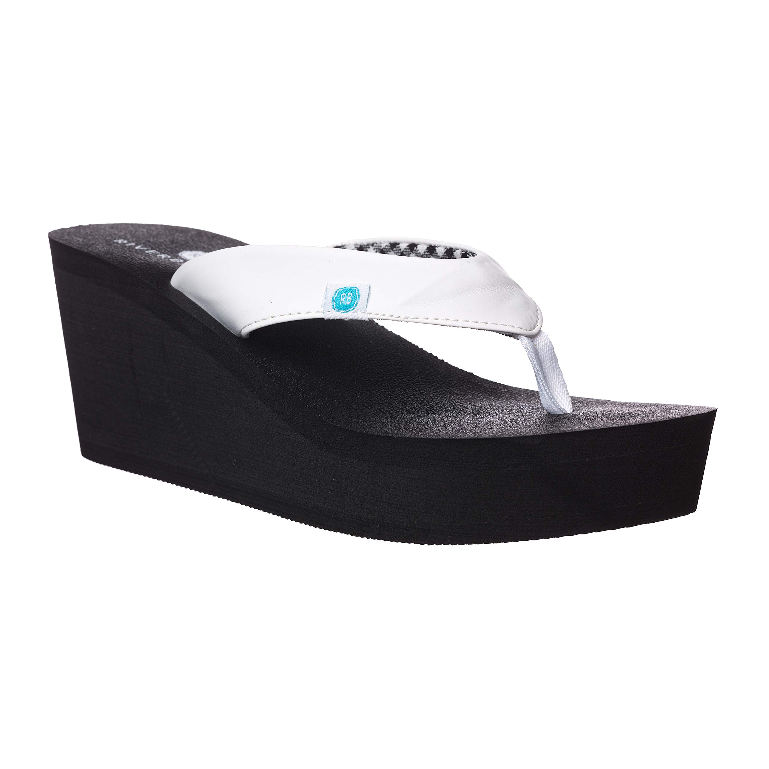 Riverberry Women's Yoga Platform Flip Flop with Yoga Mat Padding