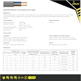 SHPELEC Twin and Earth 2.5mm Cable 20m Grey 6242YH 2.5mm Main Socket Ring view 4