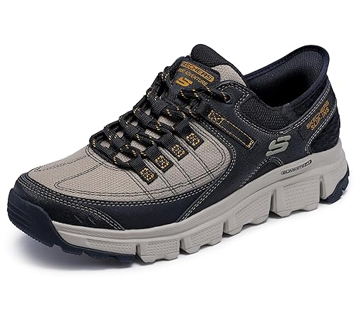Skechers Men's Summits at Hands Free Slip-in Sneaker,Taupe/Black,10.5W