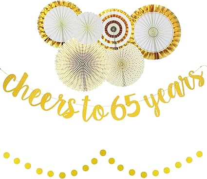 Amazon Com 65th Birthday Anniversary Party Decorations For Women