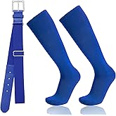 Baseball Socks and Belt Combo for Youth Adult - Softball Socks and Belt for Boys and Girls