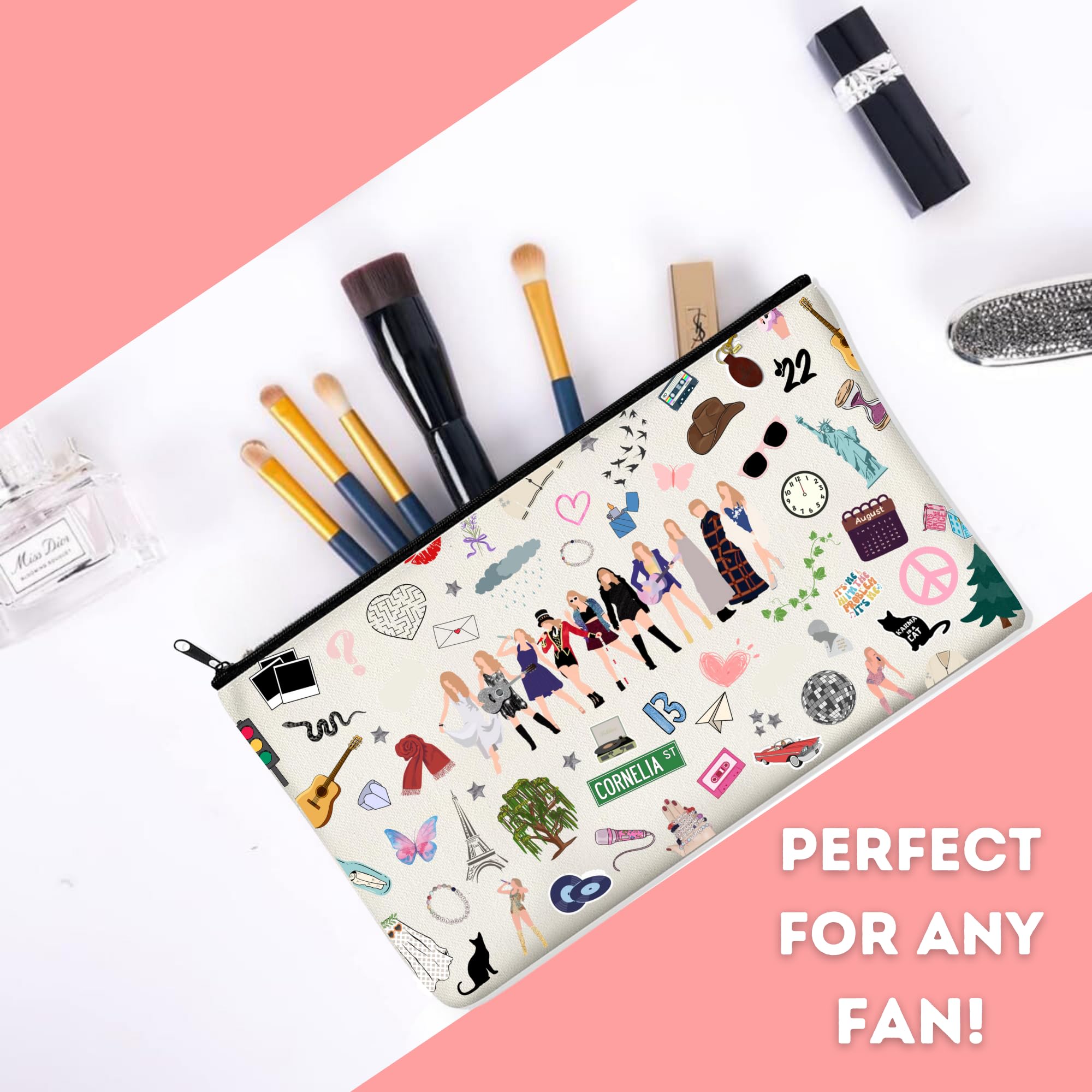 Echoglimmer 20 PCS Makeup Bag, Party Favors, Goodie Bags, Party Supplies, Fans Makeup Bag, Decorations Gift Bag, Birthday Party Favors, Party Bags - T3