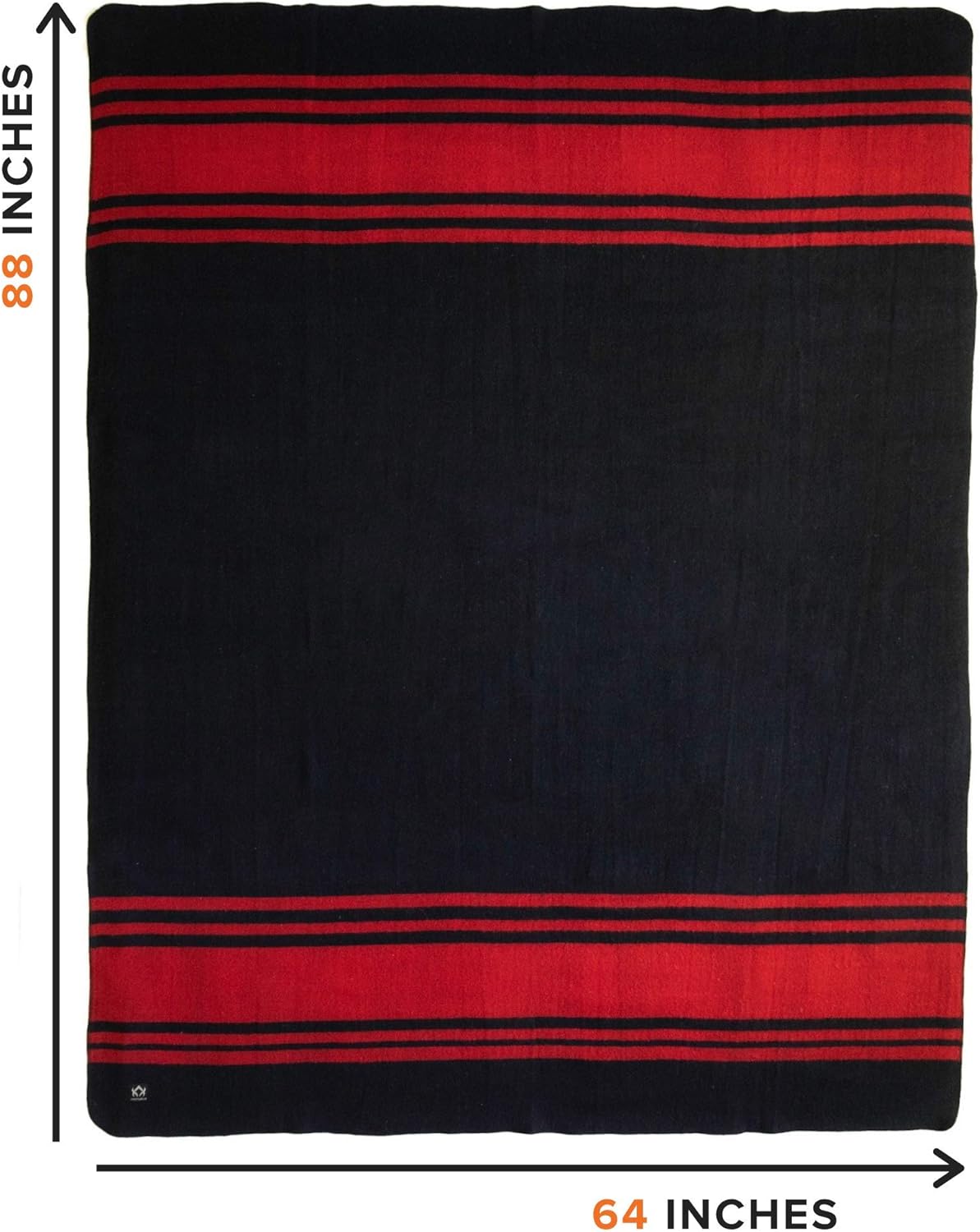 Arcturus Mt. Rainier Wool Blanket - Over 4 Pounds Warm, Heavy, Washable, Large | Great for Camping, Outdoors, Survival & Emergency Kits (Lava Canyon) : Sports & Outdoors