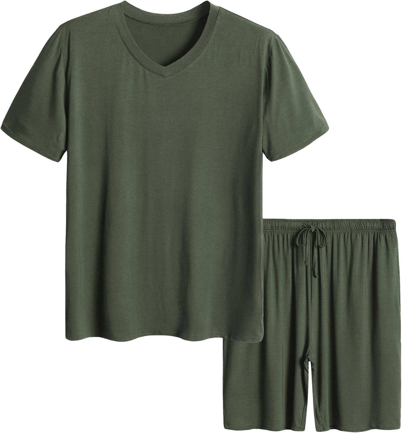 Latuza Men’s Short Sleeves and Shorts Pajama Set at  Men’s Clothing store