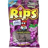 Rips Licorice Candy Grape Flavor, 4 Ounce