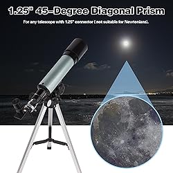 Alstar 1.25" 45-Degree Diagonal Prism Optical Prism