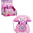 Disney Junior Minnie Mouse Ring Me Rotary Style Phone with Lights and Sounds, Pink, Kids Toys for Ages 3 Up by Just Play