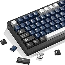 dagaladoo Doubleshot Teclas PBT, teclas de teclado Cherry Profile