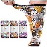 Viasox EasyStretch Diabetic Socks for Men & Women, Non Binding Top, Seamless Toe, Loose Fit, 3 Pack