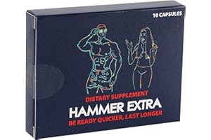 GLADTON Hammer Extra Fast Acting Herbal Supplement for Men. Horny Goat Weed Tongkat Ali Ginseng Tribulus Maca Root. Male Performance Supplement Pill for Energy Stamina & Endurance. A Male Enhancing Supplement
