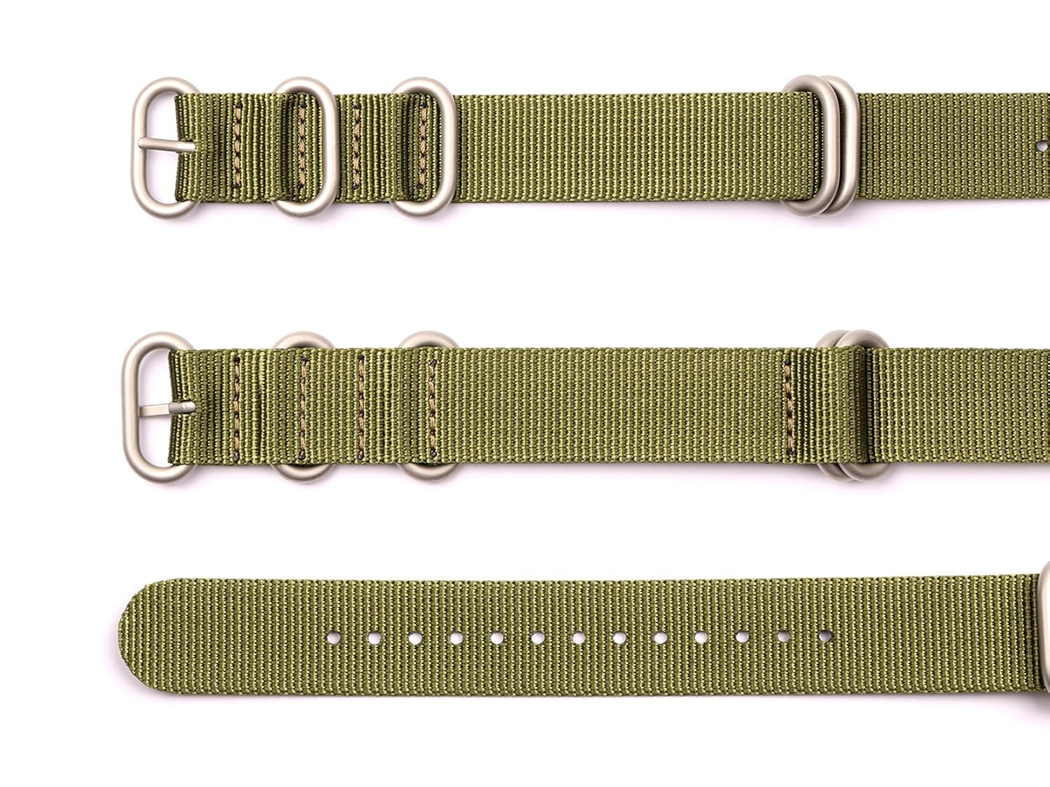 楽天市場 Pasoyグリーン22 Mmナイロンバンドnatoストラップメンズmilitaryズールースタイルバンドシルバーステンレススチールバックル B01jwlgyes Hermescolleges Ca