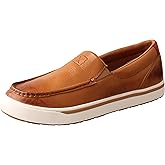 Twisted X Men's Slip-On Kicks, Moc Toe, Tan, 12 W