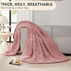 L'AGRATY Chunky Knit Blanket