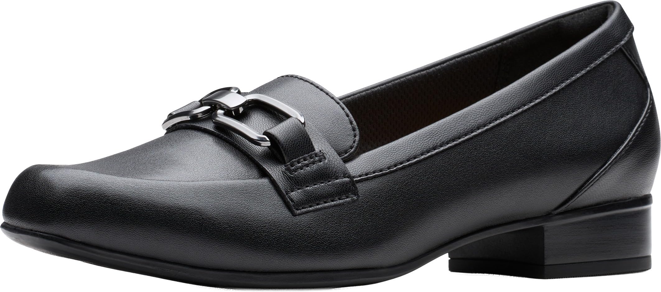 Clarks Women’s Juliet Echo Black Leather Medium 7.5