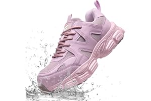 KOIFISH Waterproof Steel Toe Shoes for Women Safety Shoes Breathable Lightweight Steel Toe Sneakers Puncture Proof Industrial