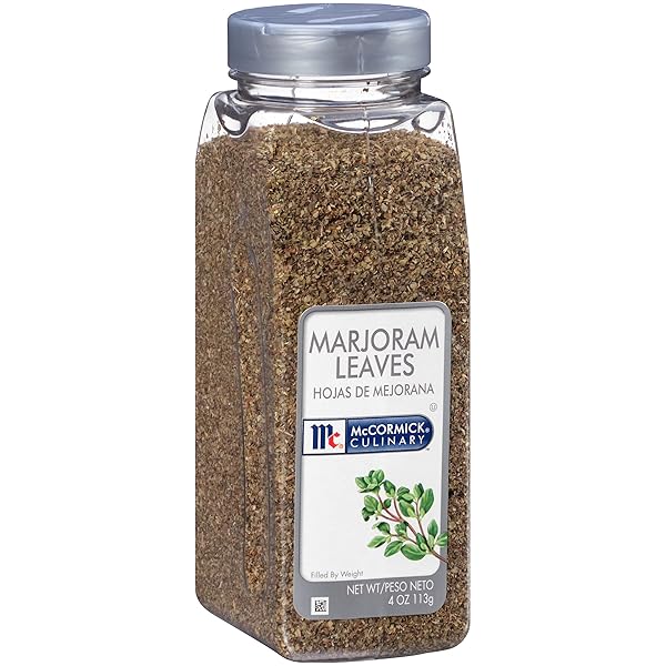 MCCORMICK CULINARY MARJORAM LEAVES, 4 OZ – ONE...