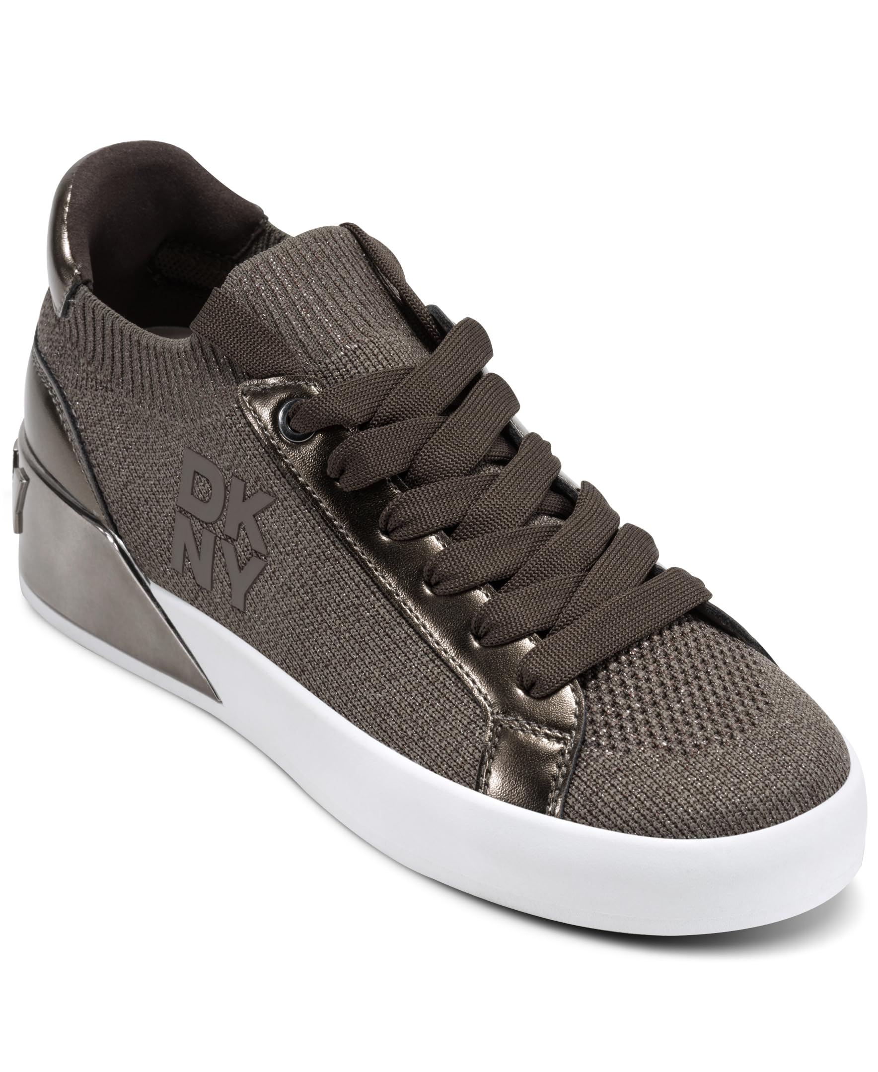DKNY Women’s Sneaker, Ash, 7.5